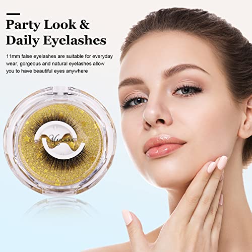 MAYCREATE 2 Pairs Reusable 3D False Eyelashes Long Natural Look Self-Adhesive Eyelashes Magnetic and Waterproof Fake Eyelashes For Girls Women (02 Wild) MAYCREATE 2 Pairs Reusable 3D False Eyelashes Long Natural Look Self-Adhesive Eyelashes Magnetic and Waterproof Fake Eyelashes For Girls Women (02 Wild)